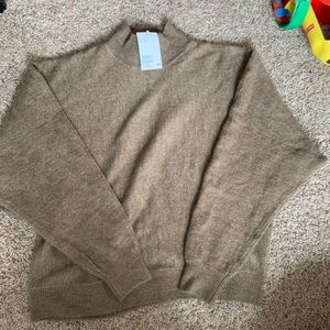 NWT Brown dolman sleeves sweater H&M